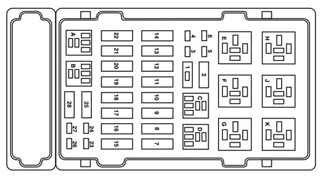 power distribution box 89 ford e250|ford e250 relay fuse.